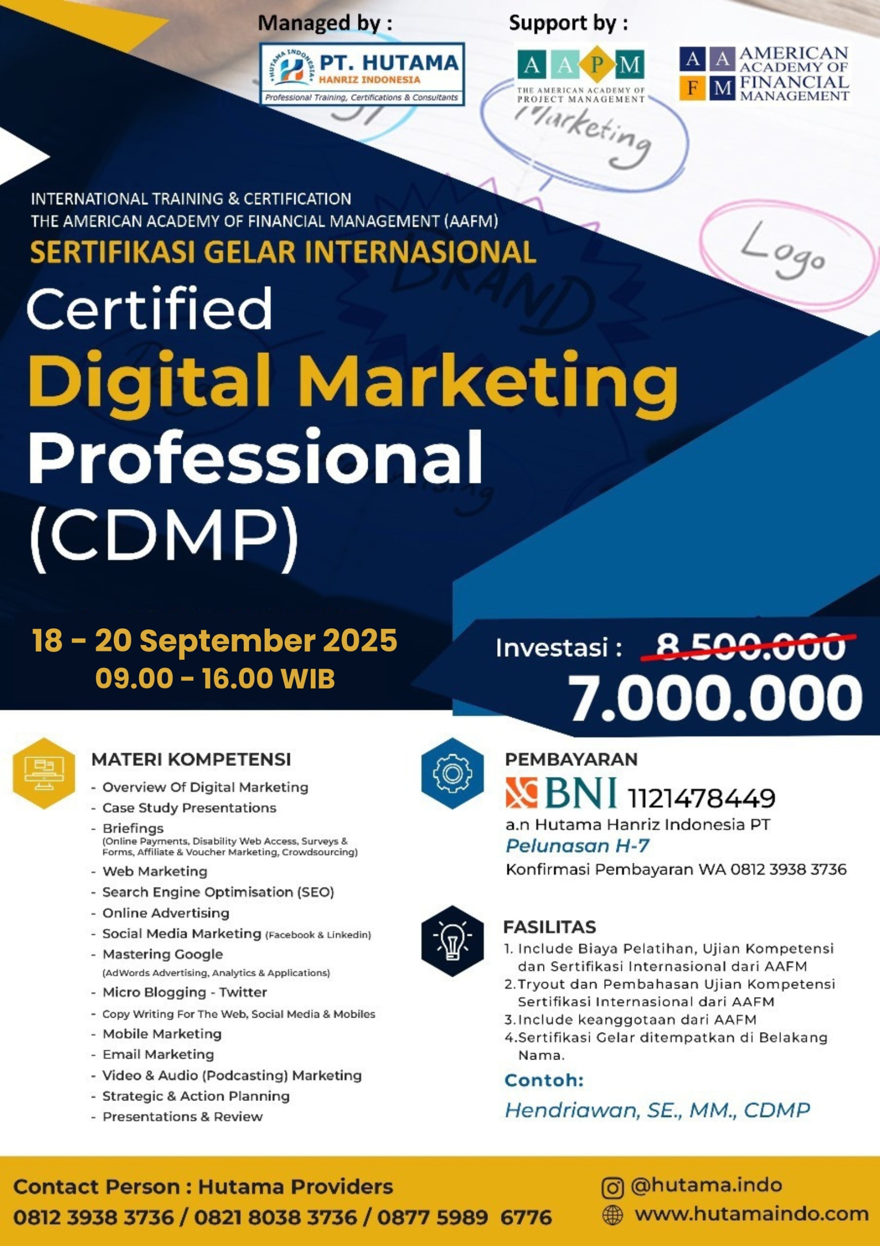 CDMP SEPTEMBER 2025