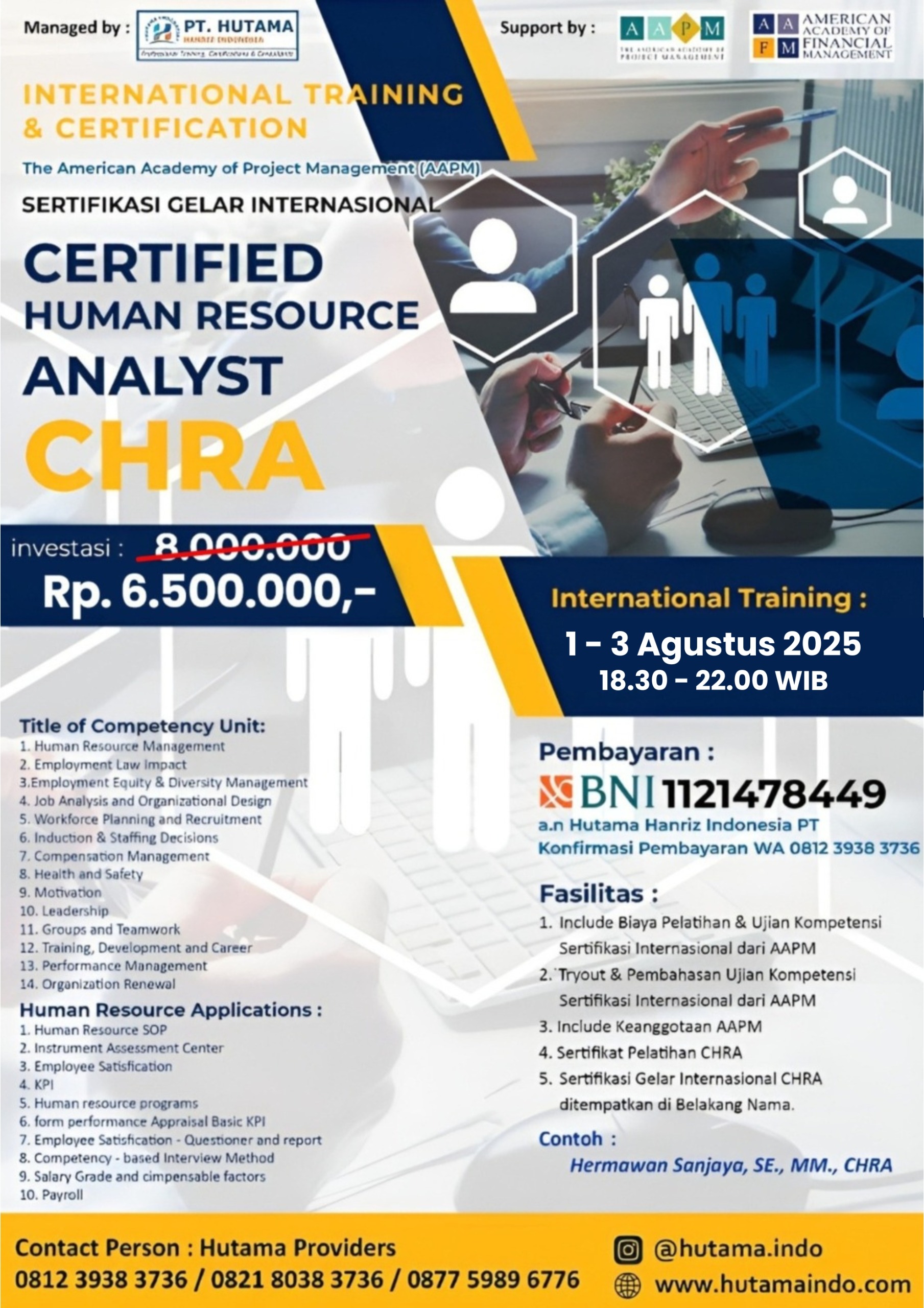 CHRA AWAL AGUSTUS 2025