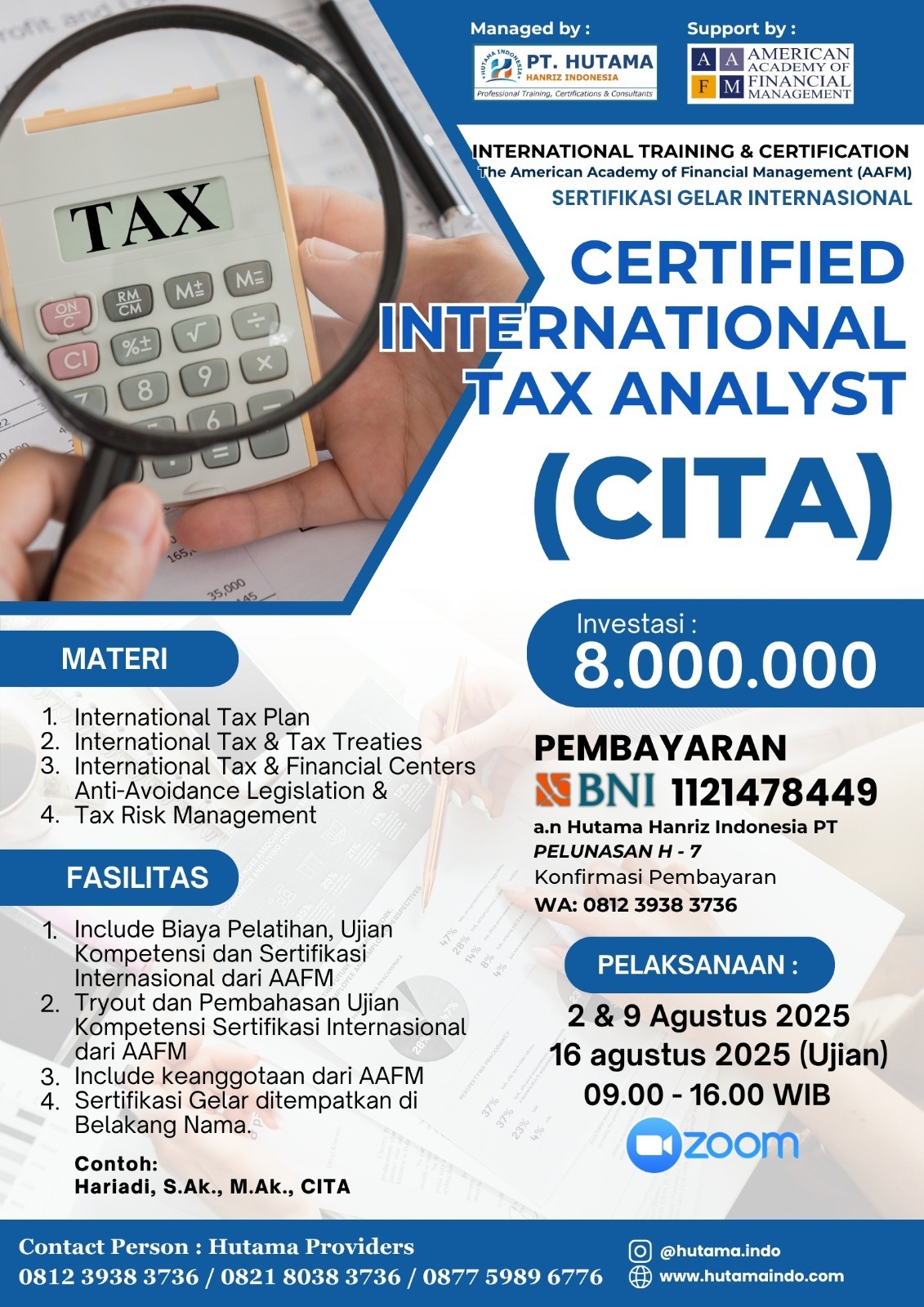 CITA Agustus 2025 CITA Agustus 2025