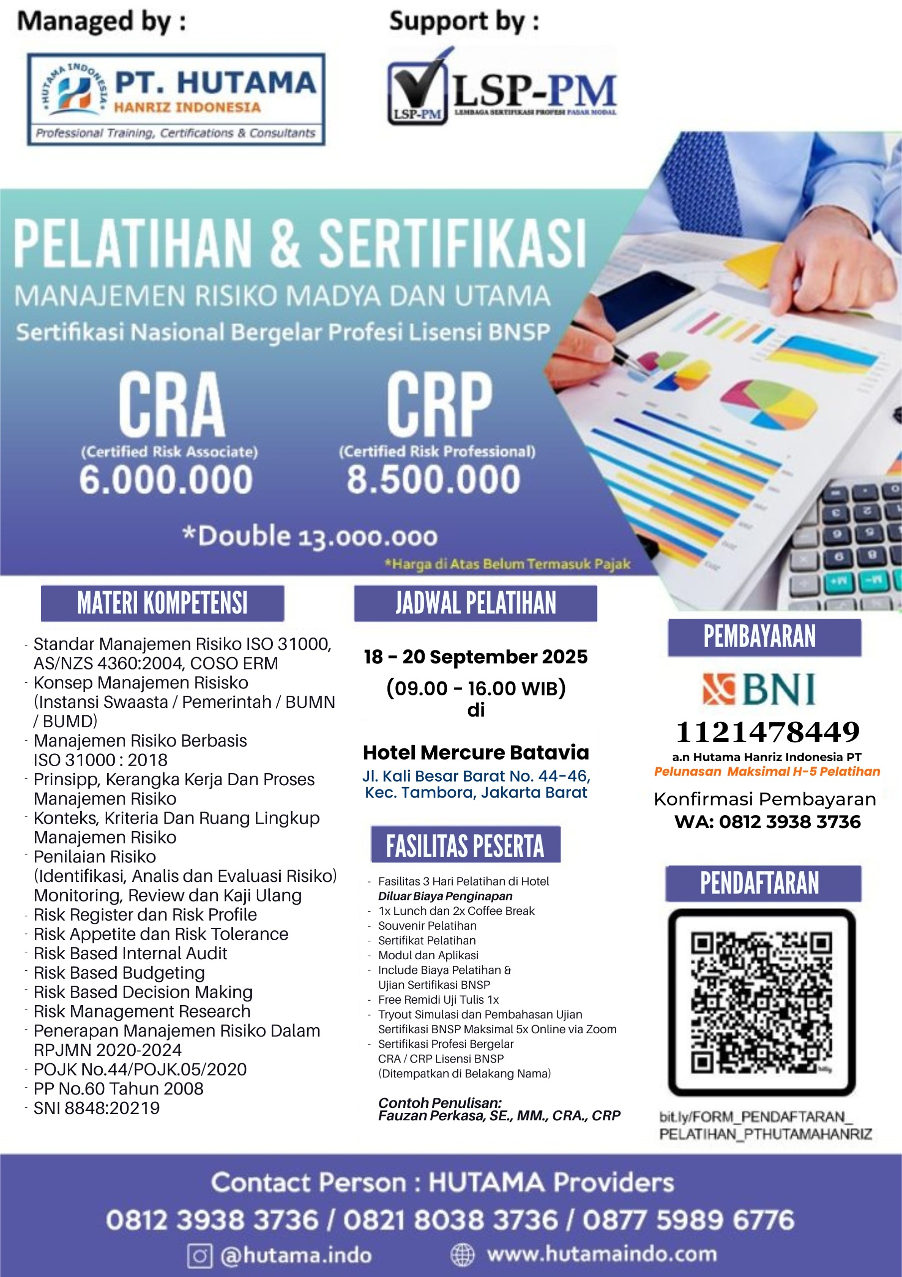 CRA CRP SEPTEMBER OFFLINE JAKARTA