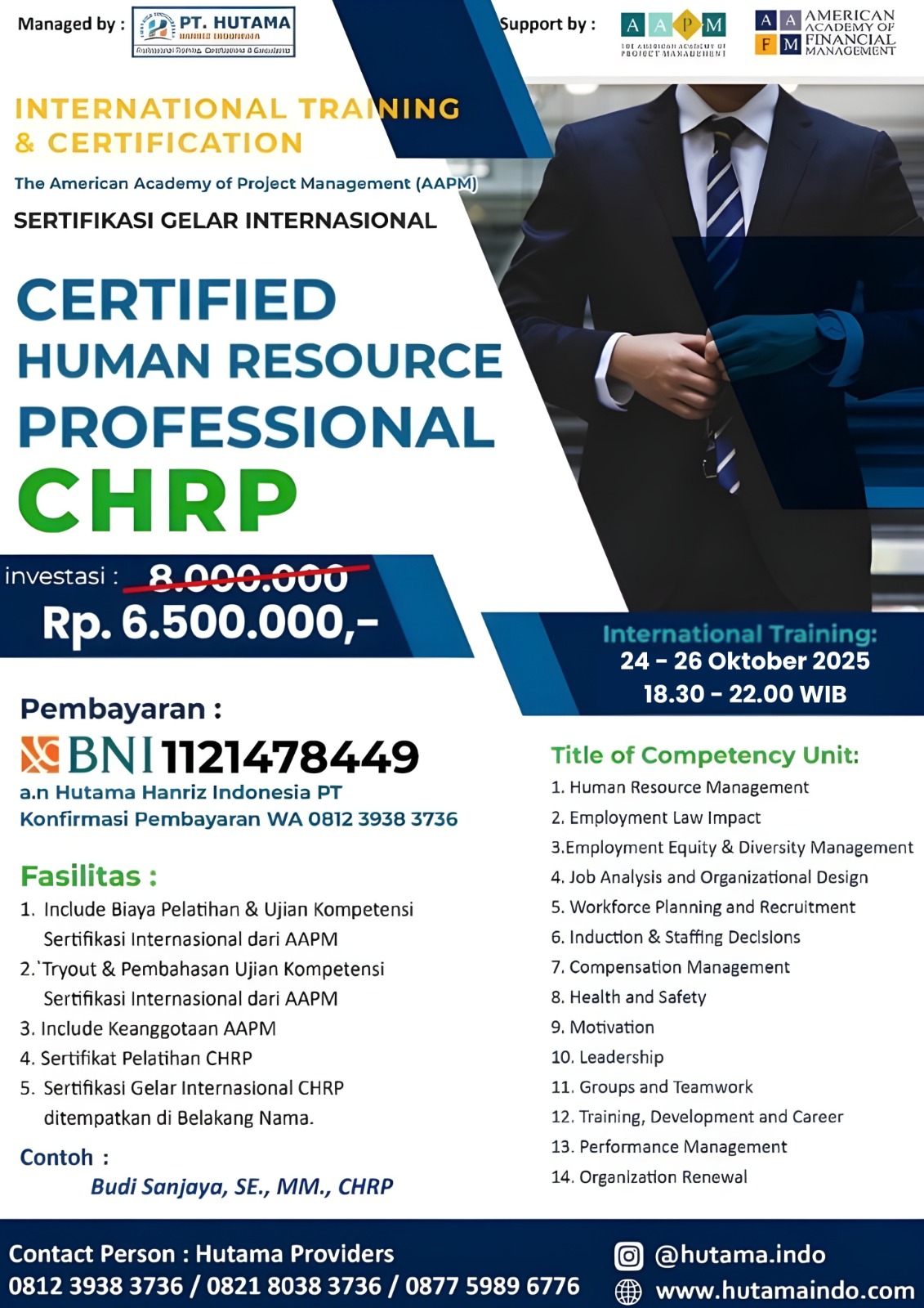CHRP OKTOBER 2025 CHRP OKTOBER 2025