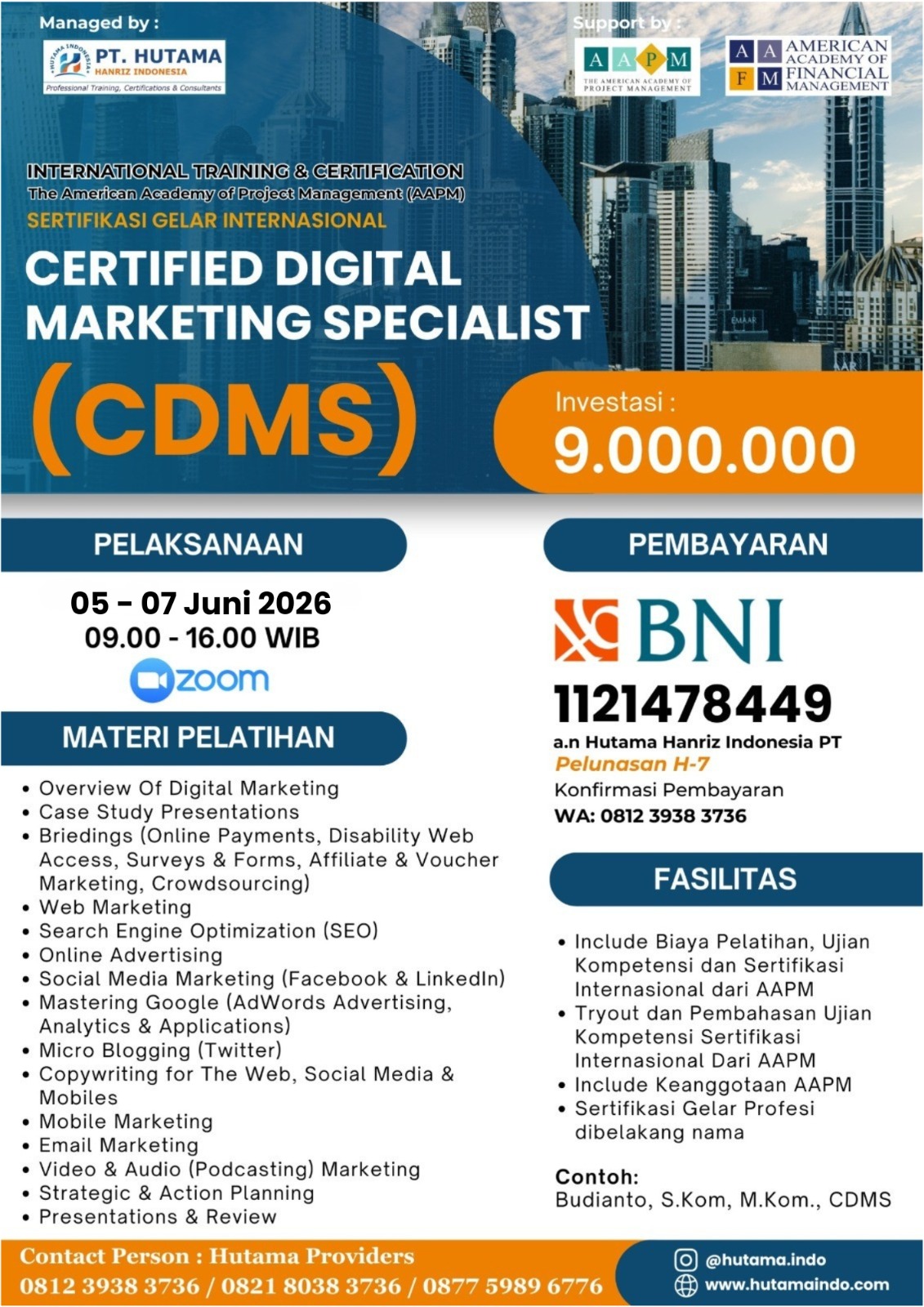 CDMS JUNI 2026